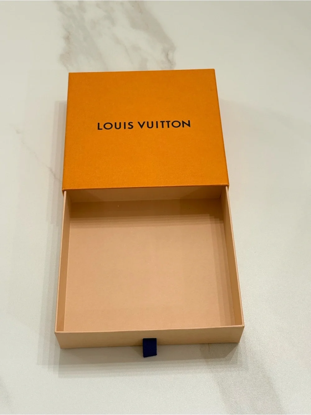 Authentic Louis Vuitton Empty Box Set | Drawer, Envelope, Ribbon | 6.5